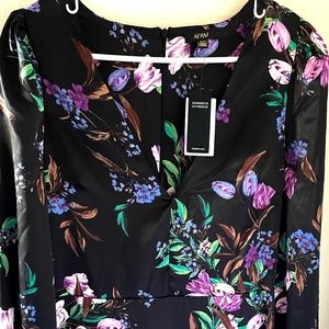 Bouquet Pattern Formal Dress